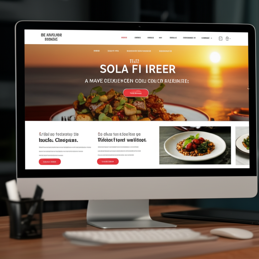 Spice Garden Restaurant - Complete restaurant website with online ordering system and table booking functionality Restaurant Website